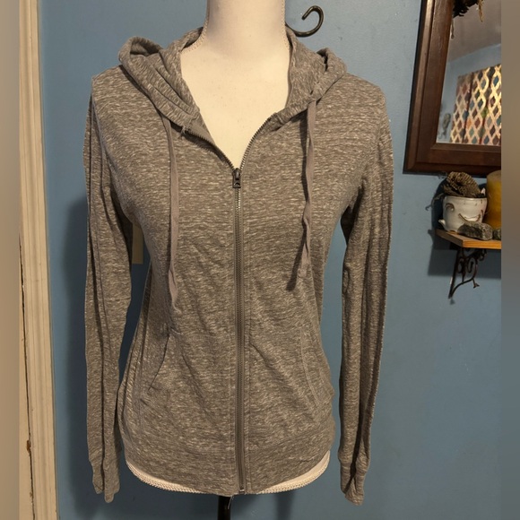 Aeropostale Tops - Aeropostale, Lightweight, Gray, Hoodie